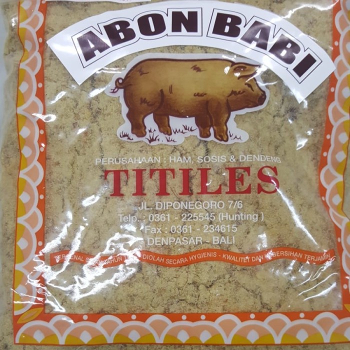 

Abon Babi Titiles Bali 500Gr