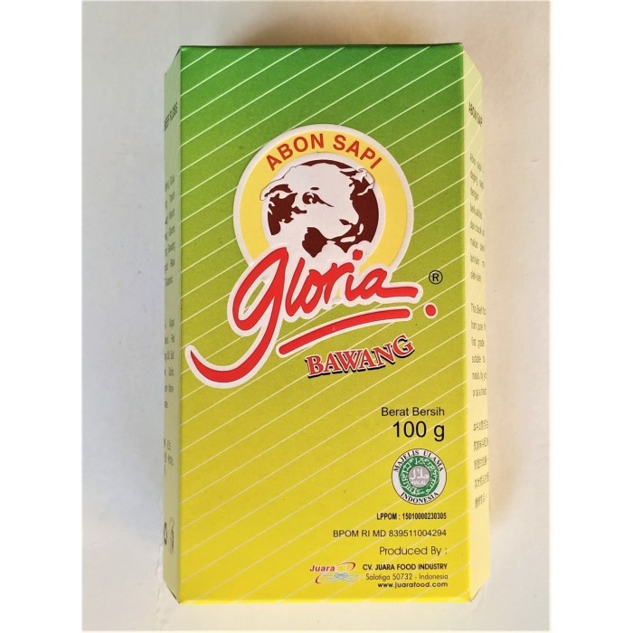 

Gloria Abon Sapi Bawang 100 Gram