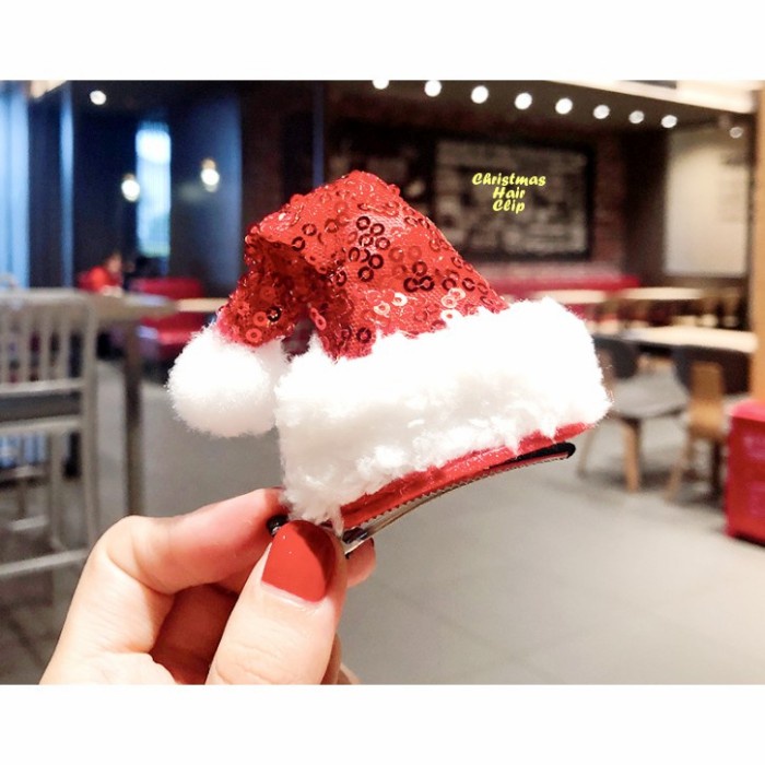 

Topi Santa Natal / Topi Natal Anak / Topi Santa Claus - Model 2 Limited Stock
