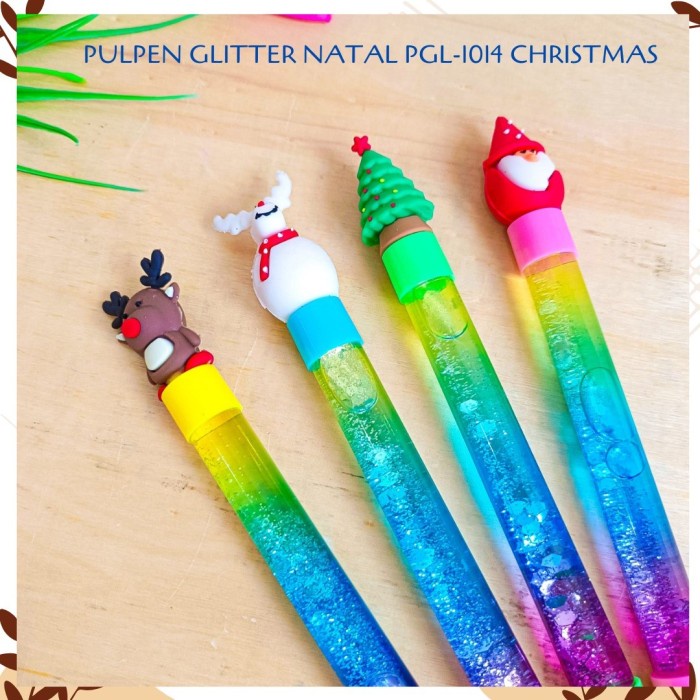 

PULPEN GLITTER NATAL PGL-1014 CHRISTMAS TREE RAINDEER SNOW PULPEN Limited Stock