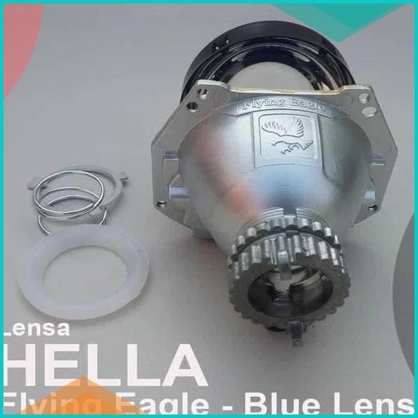 Lensa Biru Projector Bluelens Projie Vahid Hella Flying Eagle 3 inchi