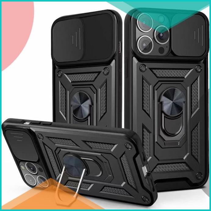 Case Robot Samsung a31 a22 4g m22 m32 f62/m62 Slide Kamera +Ring 16nov