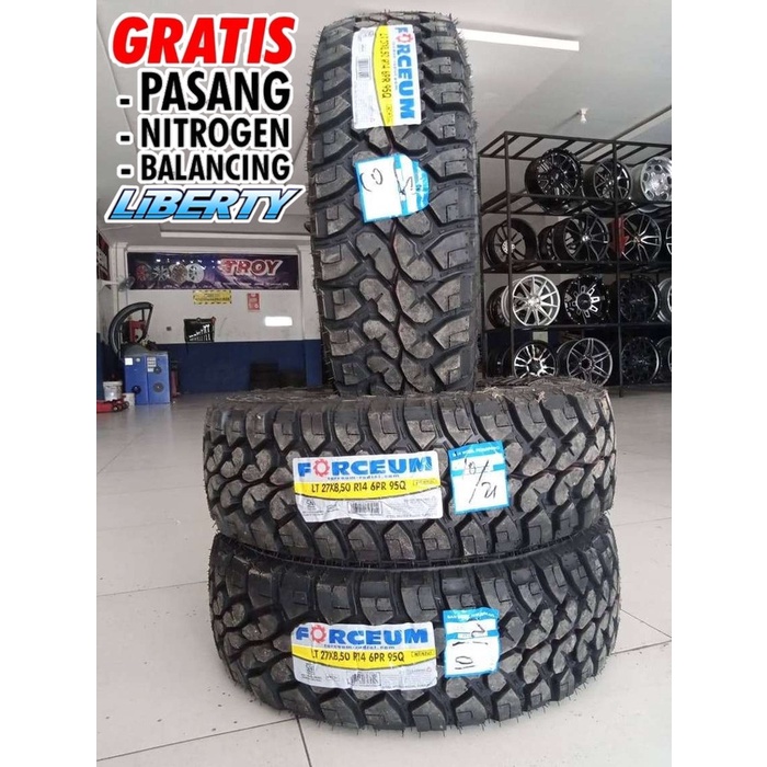Ban Mobil Mt 27 8,5 R14 Forceum Mt-08 Ban Mobil Pacul 27 8,5 Ring 14 Star