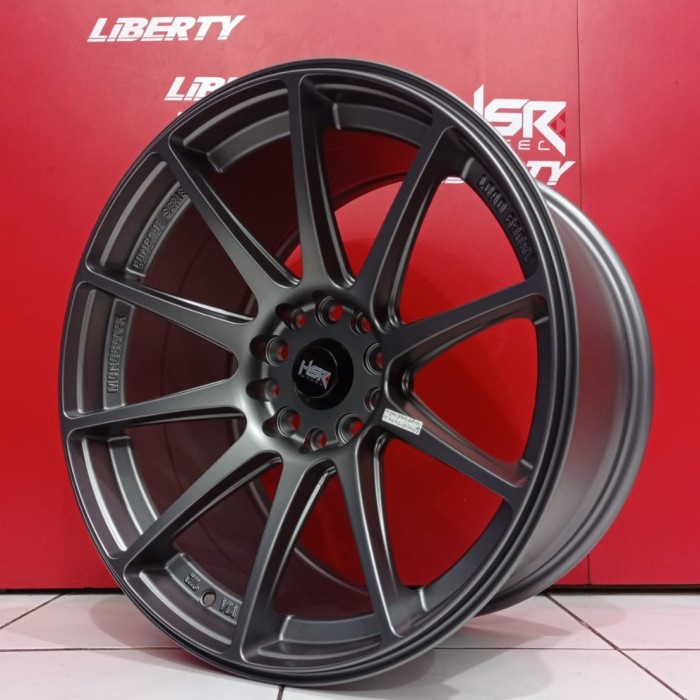 Hsr Shinjuku Ring 18X95/105 Pcd 10X100-114,3 Et20/15 Velg Mobil Ring18 Star