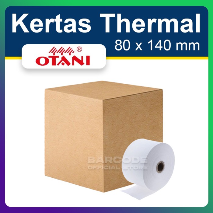 

Dus Kertas Struk Thermal Otani 80 X 140 Mm 80X140 Atm Tiket Parkir Original 100% Dan Terpercaya
