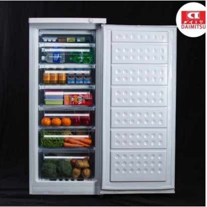 ✨Ready Freezer Daimitsu Dicf 201P Upright Freezer No Frost 7 Rak Low Watt New Diskon