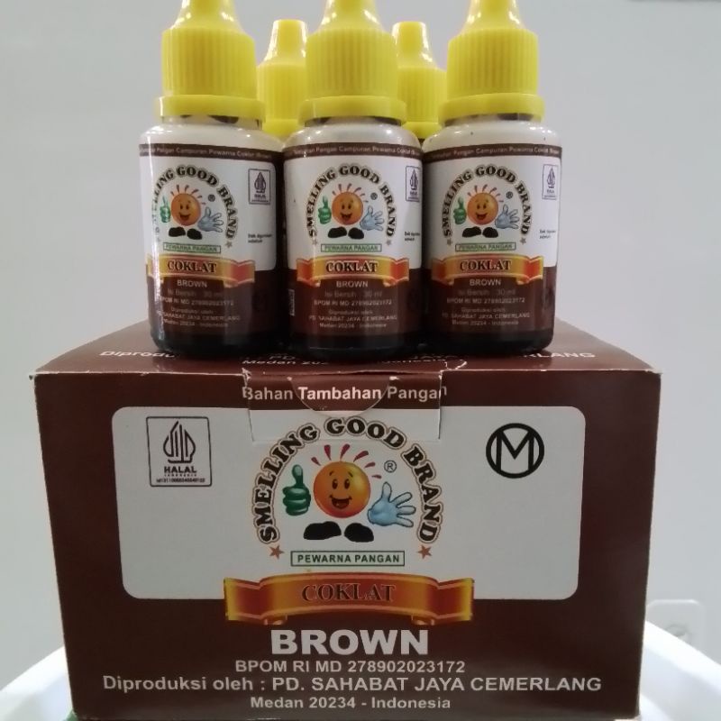 

Smelling Good Brand Pewarna Pangan Coklat (Brown) 30ml