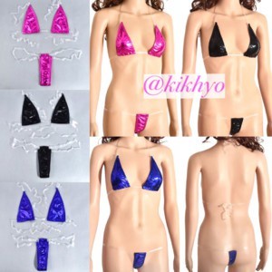 TOP SALE SET 2 PCS SEXY MINI BIKINI TALI TRANSPARAN WANITA