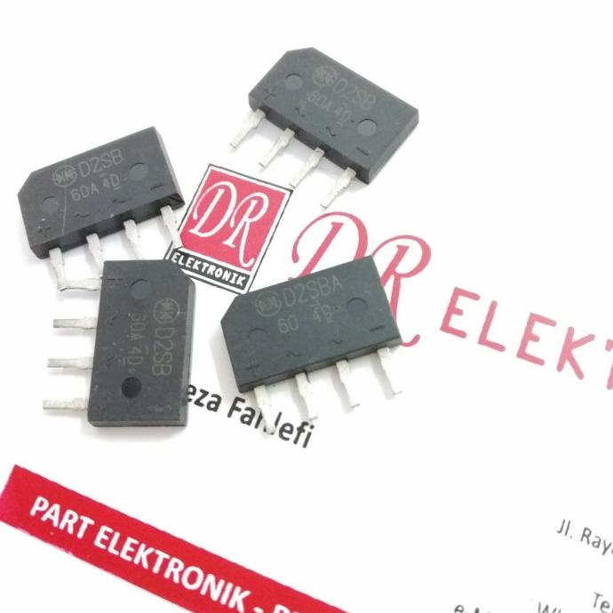 Dioda bridge brit sisir 2a 2 amper ampere 2SB D2SB 60 A 4D dre3 Ayo Order
