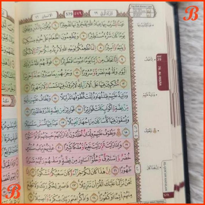 

AL QURAN HAFALAN AL HUFAZ SANTRI B7 KALEP RESLETING QURAN 5 BLOK9X12CM | BKU