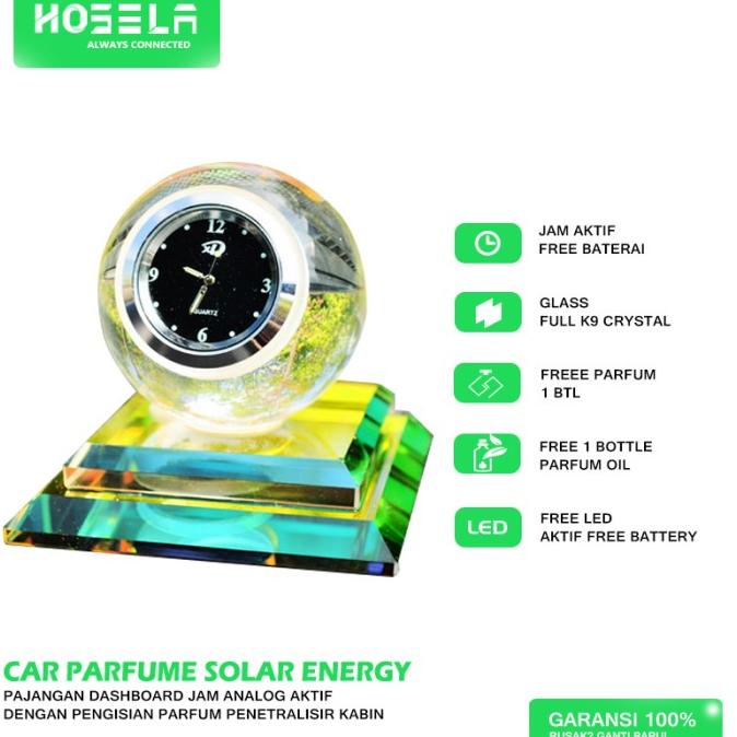 Car Parfume Air Freshner Parfum Mobil Pajangan Dashboard Jam Premium