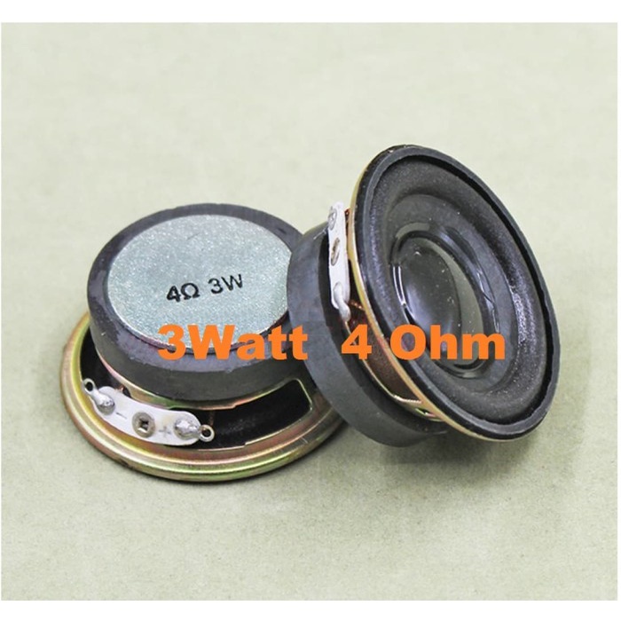 Akustic Speaker 40Mm 3W 4Ohm External Magnetic 36Mm New High Quality Best