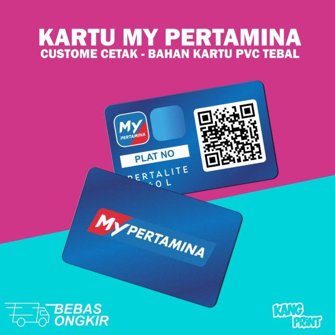 Cetak Kartu My Pertamina id card Custome