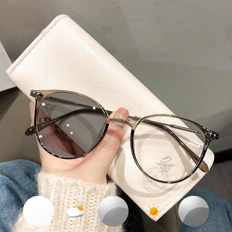 PREMIUM COD Kacamata Photocromic Anti Radiasi Komputer kacamata Korea Fashion Kaca mata Potocromic M