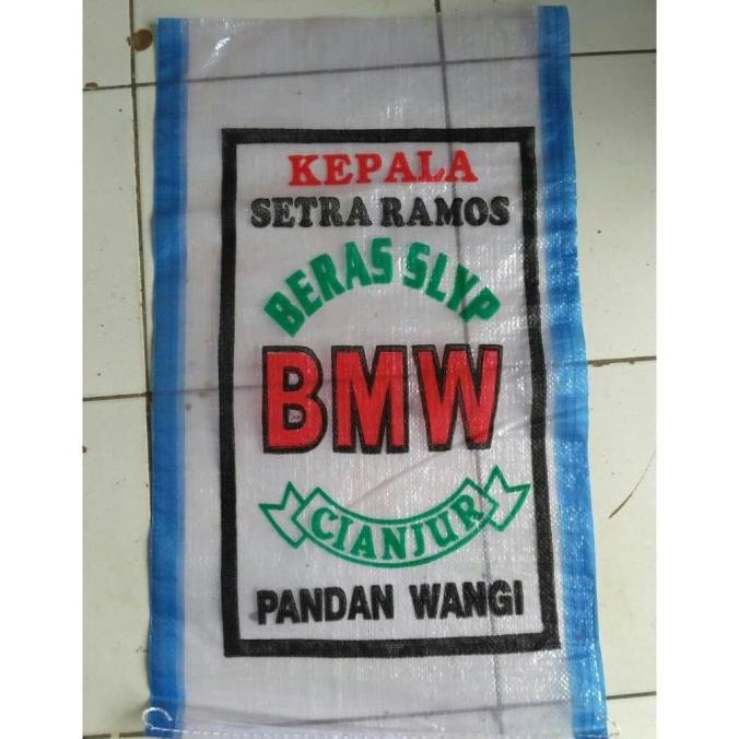 Karung beras 20 kg merek BMW