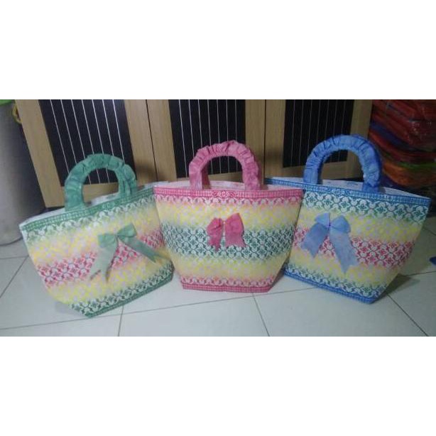 

Miliki (1lusin =12 pcs) Tas hajatan spund bond NBK mewah ..