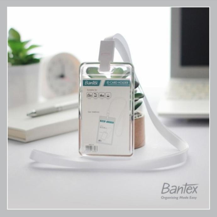 

Id Card Holder mika - berdiri - bening plus tali merk Bantex 8843