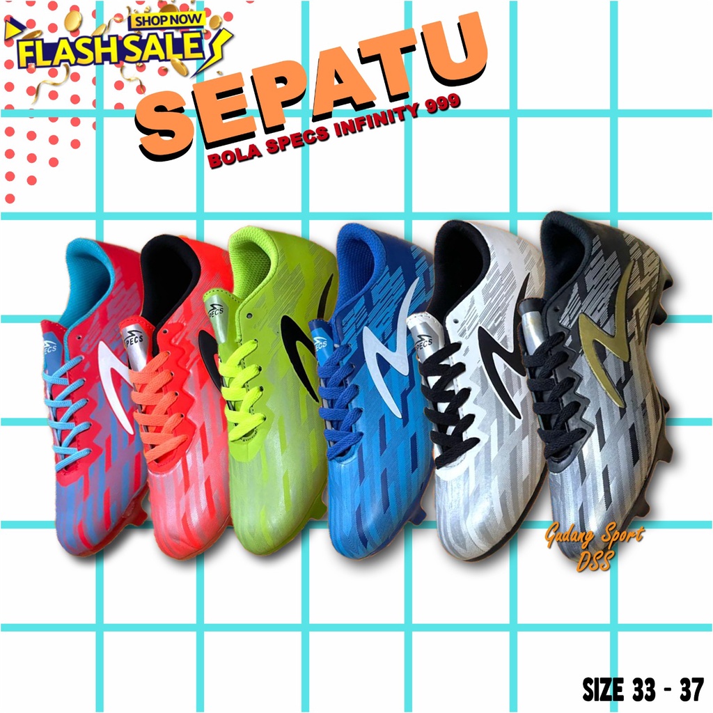 Sepatu Anak Sepatu Olahraga Sepatu Bola Specs999 Best Quality Terlaris