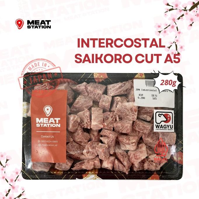

JAPANESE BEEF A5 INTERCOSTAL SAIKORO CUT 280G / DAGING SAPI JPN IMPOR TESSAANDRI
