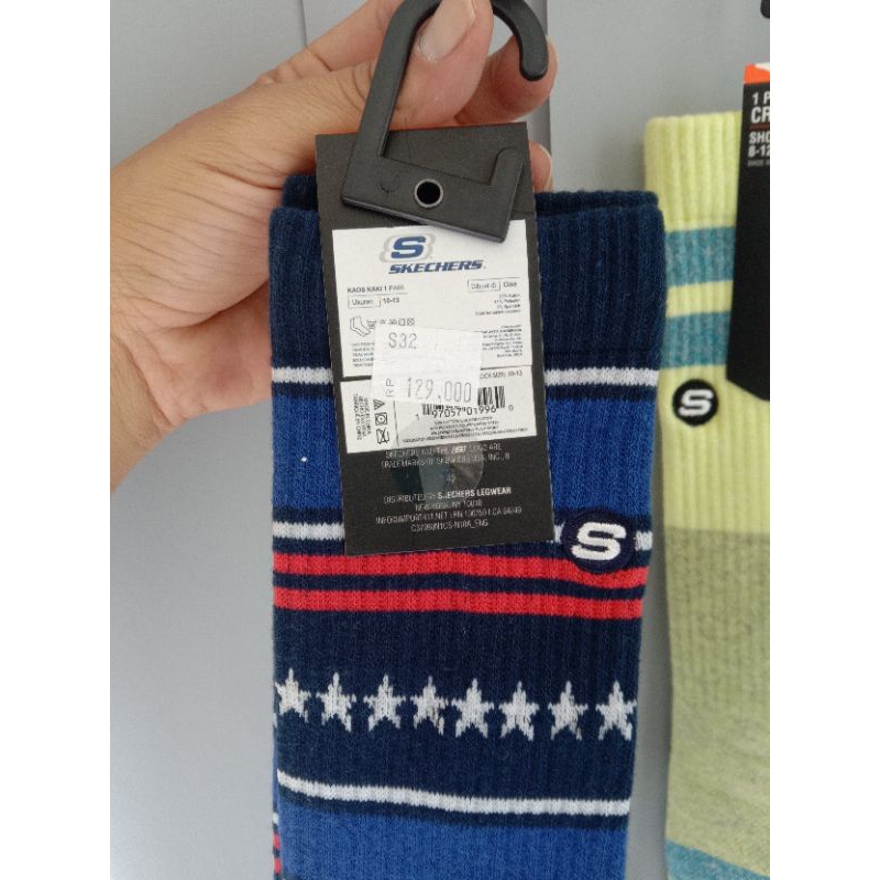 Kaos Kaki Skechers Crew Sho Unisex Sports Station