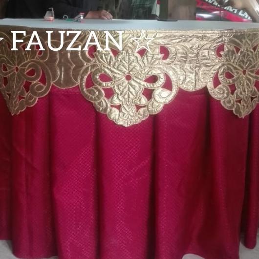 Taplak Meja Prasmanan 4M // Poni Untuk Meja Prasmanan // Dekorasi Meja