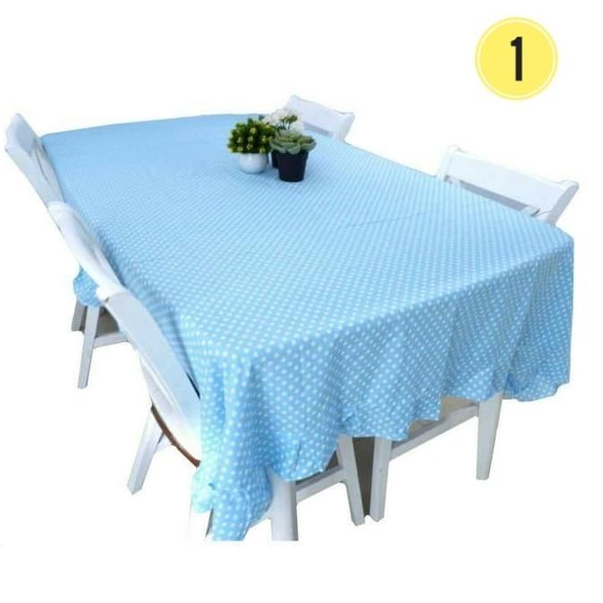 Shafiyyah.Sarban Taplak Meja Makan Rempel/Rumbai