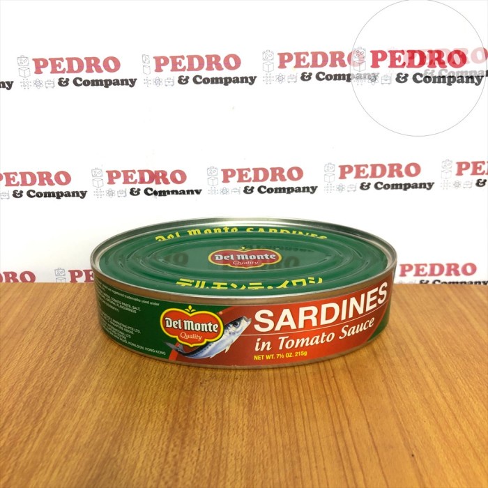 

Del monte sardines in tomato sauce 215 gram - sarden delmonte import