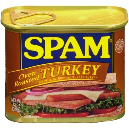 

Spam Cornet Oven Roasted Turkey Ham 340gr Kornet Daging Kalkun