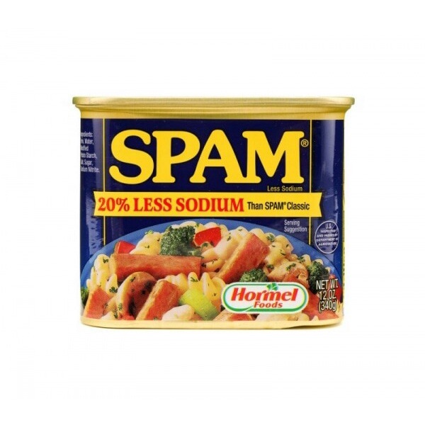 

SPAM Less Sodium Classic Meat Luncheon Daging Olahan Import