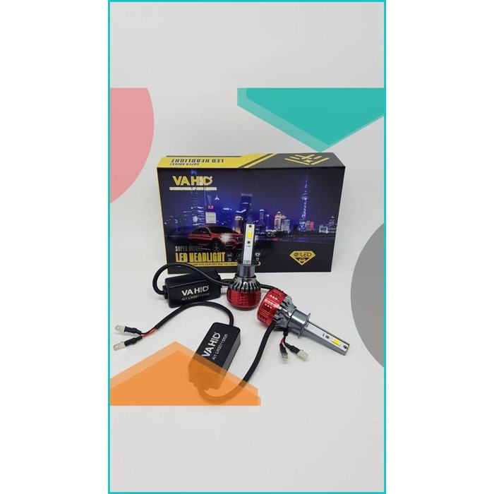 Lampu Mobil Led Projie Projector H1 Vahid Turbo AiLED Head light Lamp