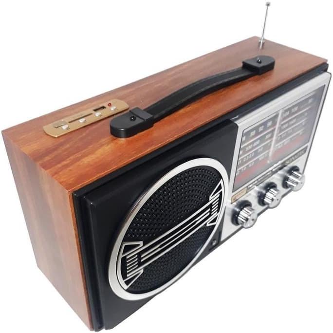 Radio Portable Model Kayu Jadul sonatec PRI-8288