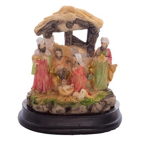 Pajangan Natal Gua Nativity Lampu