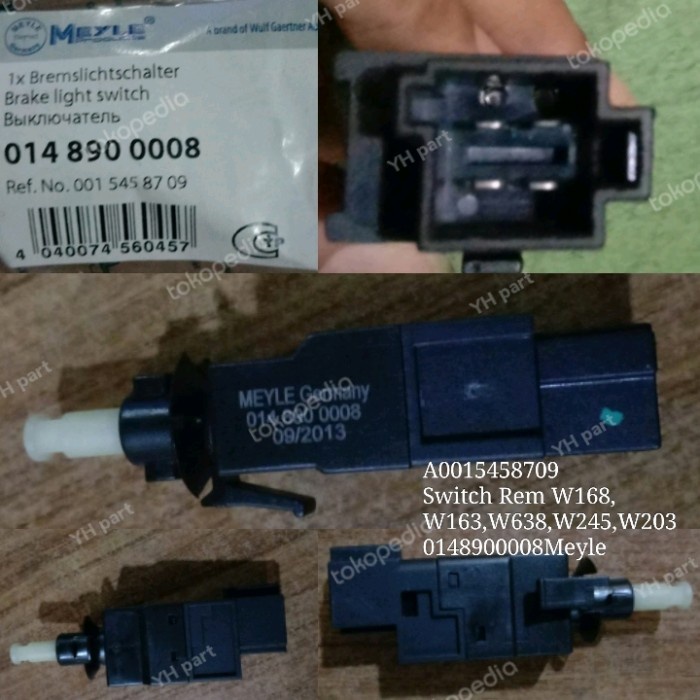 A0015458709 Switch Rem W168, W163,W638,W245,W203 0148900008Meyle