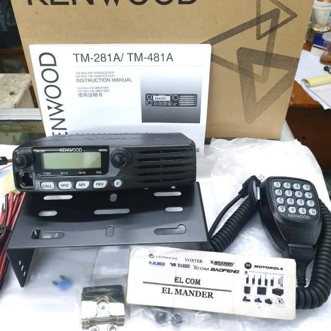 RADIO RIG KENWOOD TM-281A VHF - RIG KENWOOD TM 281 ORIGINAL