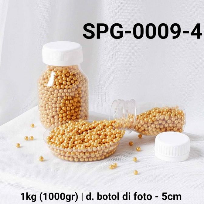 

Baru SPG-0009-4 Sprinkles sprinkle sprinkel 1kg 1 kg kilo mutiara gold emas
