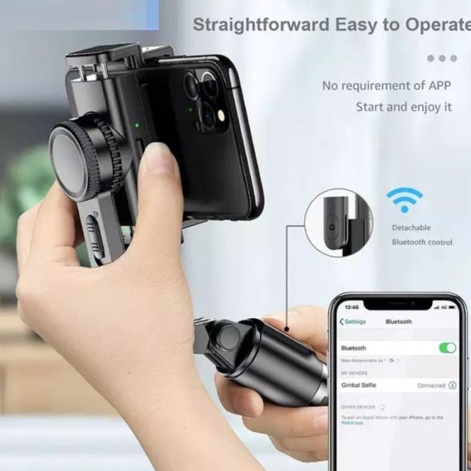 Gimbal Hanphone Gimbal Stabillizer Selfie Stabilizer Anti Goyang Q08