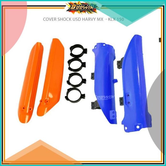 Cover Shock Depan KLX 150 S BF Dtracker Harvymx Tutup Pelindung USD 16