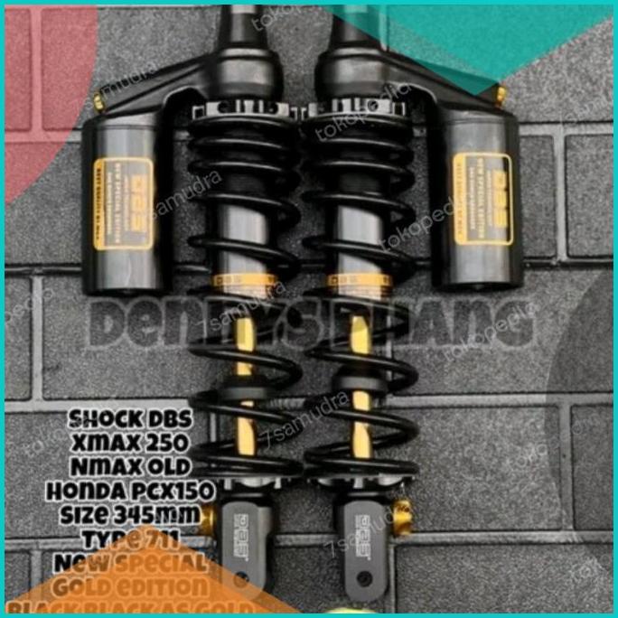 shock dbs 711 premium 310/345mm g-series cnc motor aerox,nmax,xmax 16n