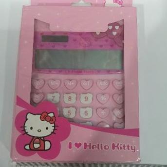 

COD kalkulator HELLO KITTY pink 12digit KT838 calculator hellokitty SALE