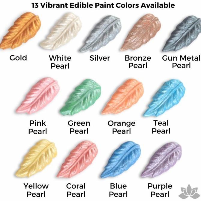 

Laris Fast Dry Edible Paints by FondX - Pink Pearl
