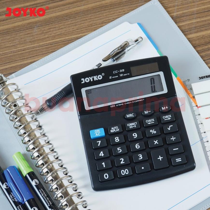 

TERMURAH Kalkulator Joyko 12 Digits Kecil Check Correct Calculator CC-39 Calkulator SALE