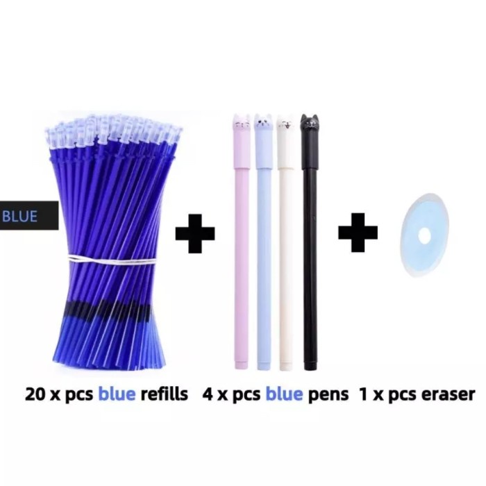 

SALE Cartoon kevinsasa Eraseable Pen Set (25 pcs/set) Termurah