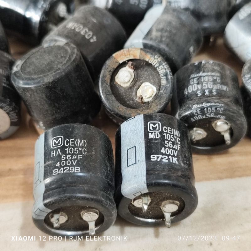 elko 56uf 400v cabutan original