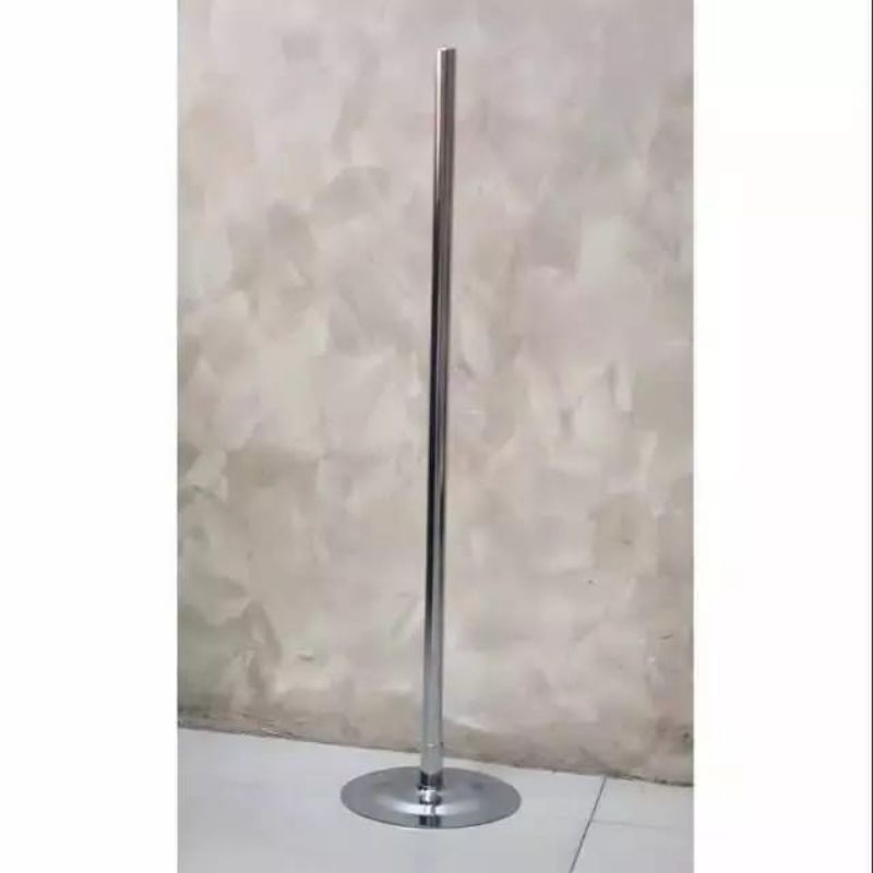 Standing Plat Patung / Tiang Penyangga Patung Tiang Besi Manekin Kaki Besi Manekin Patung