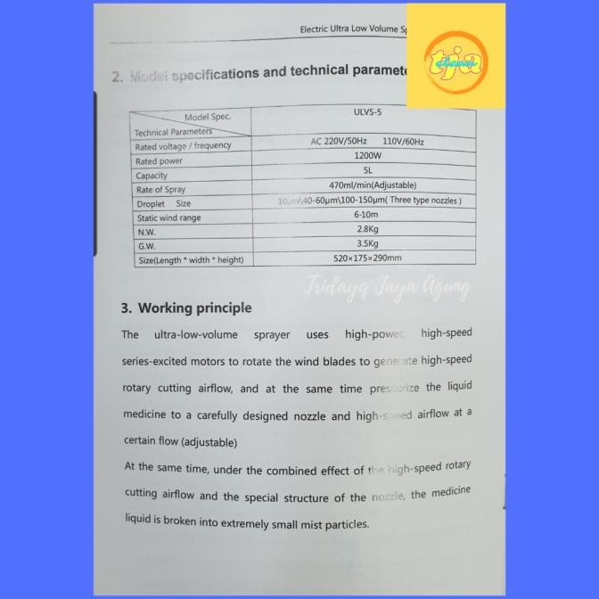 Ulv Cold Fogger Ulvs-5/ Mesin Fogging