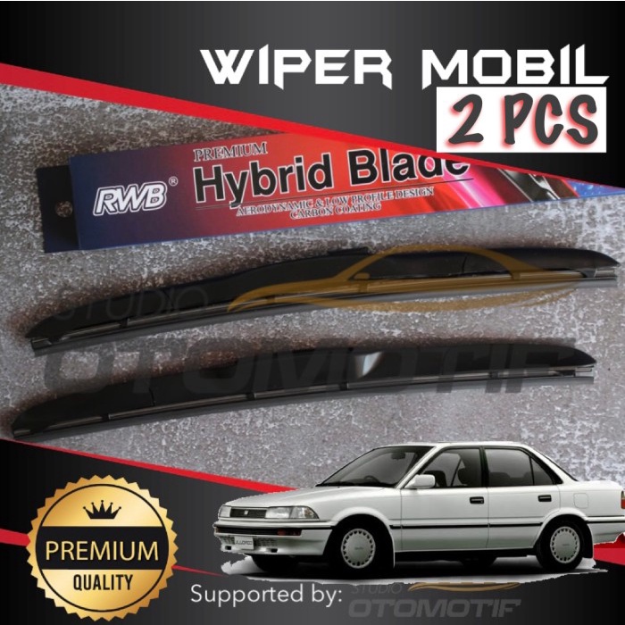 Terbaru Wiper Corolla Twincam Hybrid Rwb / Wiper Rwb Corolla Twincam 2 Pc Promo Terlaris