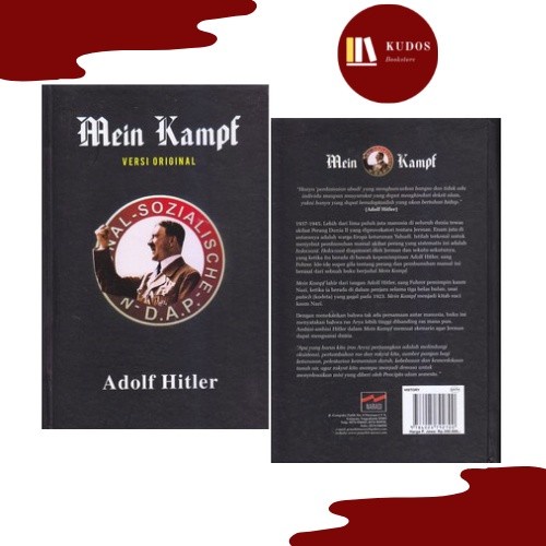 [New Ori] Buku Mein Kampf Versi Original Hard Cover Berkualitas