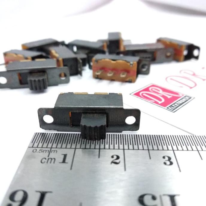 

Murah Micro Saklar sliding geser swith on off mini 3 kaki pin 3p 3pin 2,5cm dre3 Buru Order