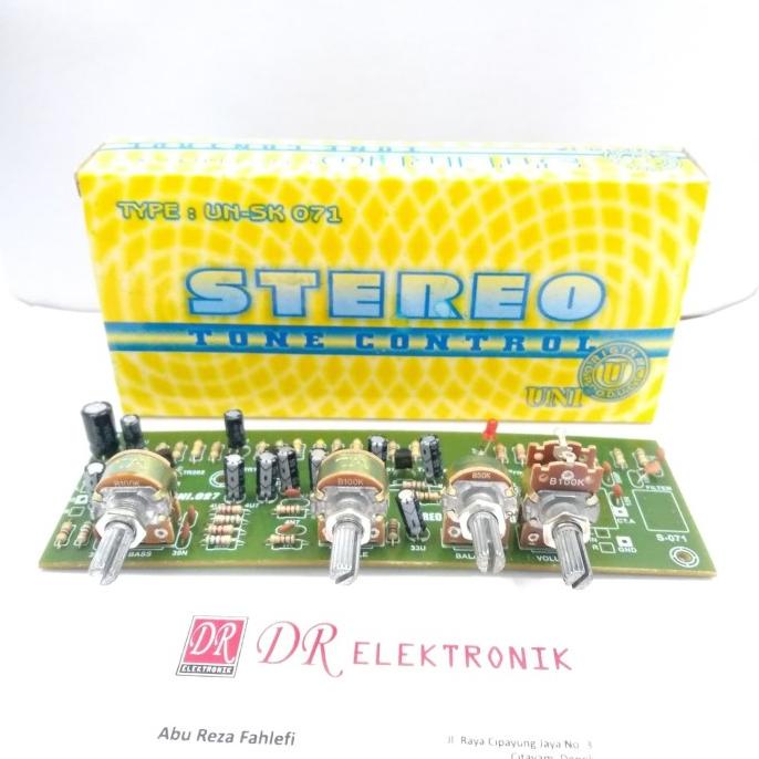Baru Kit Tone Control Tun Kontrol Stereo UNI SK 071 dre3 Segera Dapatkan