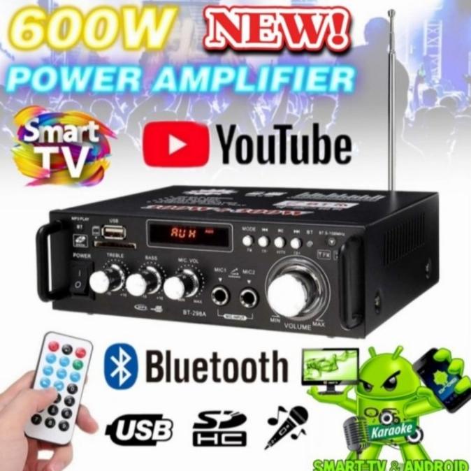 AMPLIFIER AK AUDIO HOME THEATER FM RADIO KARAOKE ANDROID BLUETOOTH USB